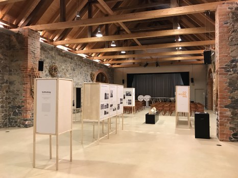 Ausstellung CoWorking im ländlichen Raum, Thallwitz, Professur für Gebäudelehre und Entwerfen: Wohnbauten, 2019 