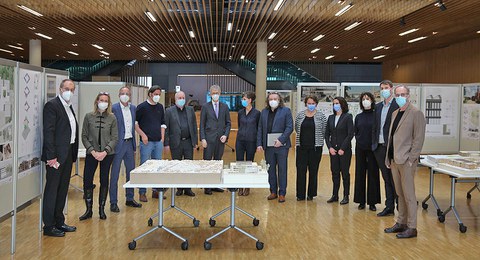 Studentischer Wettbewerb Strukturwandel Weißwasser,  Jurysitzung, Gemeinsames Projekt der Professur Städtebau und der Professur Entwerfen und Konstruieren II, April 2021