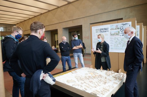 Ausstellung Lingner.Park.Stadt Dresden, im Deutschen Hygiene-Museum, Profesur für Städtebau, Oktober 2020 