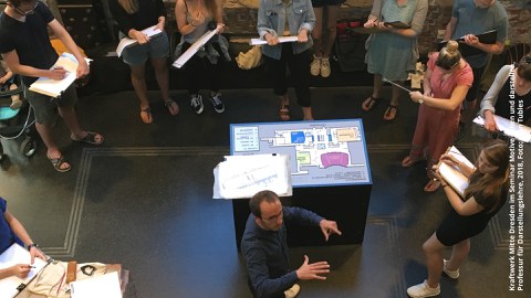 Kraftwerk Mitte Dresden im Seminar Motive sehen und darstellen Professur für Darstellungslehre 2018