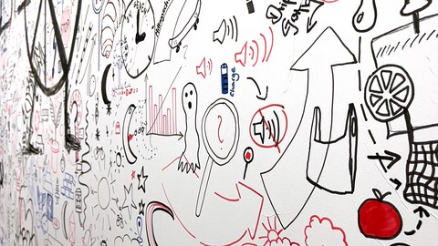 Infografik zur Ausstellung von Marlene Huster