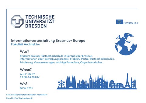 Infoveranstaltung Erasmus 23