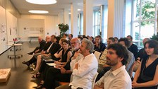 Abschlusspräsentation des Städtebauentwurfes "Aš_Selb: Unified by the Border"mit den Kollegen der Partneruniversitäten aus Delft, Prag und Strasbourg.August 2019.Professur für Städtebau.Copyright:AMdJ .jpg