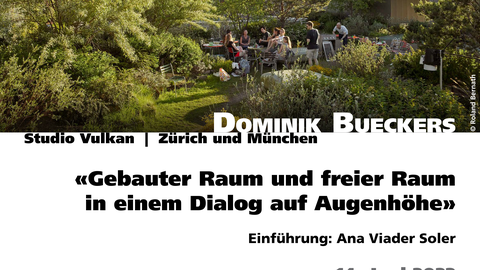 Dominik Bueckers spannweiten Ankündigungsplakat