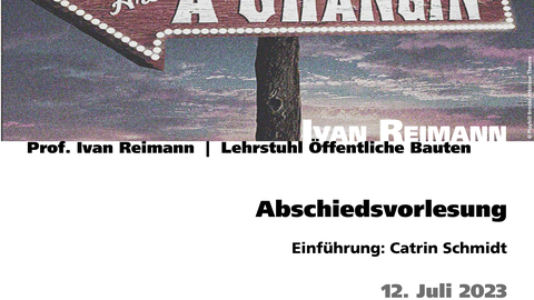Spannweiten Plakat Ivan Reimann Abschiedvorlesung