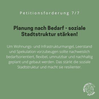 Sharepic zur Petition von A4F, inhalt siehe auch Text