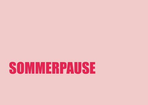 Sommerpause