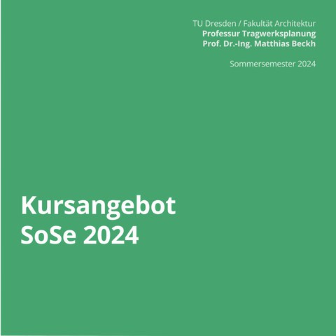 Kursangebot SoSe 2024