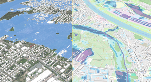 3D-Modell von Dresden