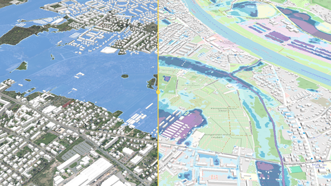 3D-Modell von Dresden