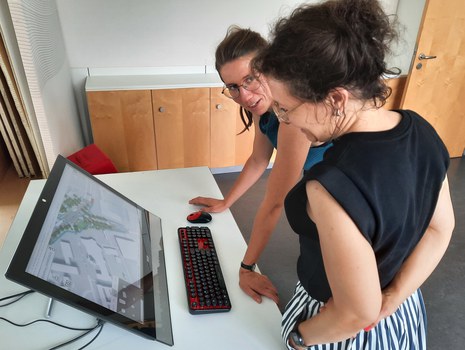 Mitglieder des Referats Digitale Stadt am Beteiligungstool "U-Code"