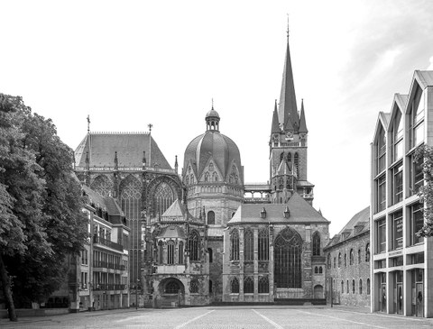 Aachener Dom, Ansicht Katschhof