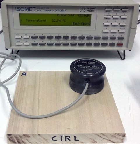 Messgerät für das Heat-Pulse-Verfahren