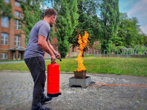 Funcke Brandschutzübung