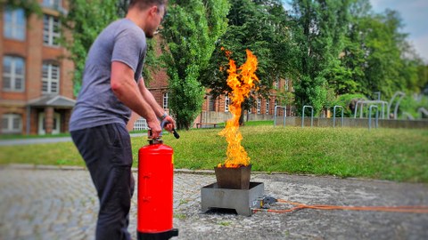 Funcke Brandschutzübung