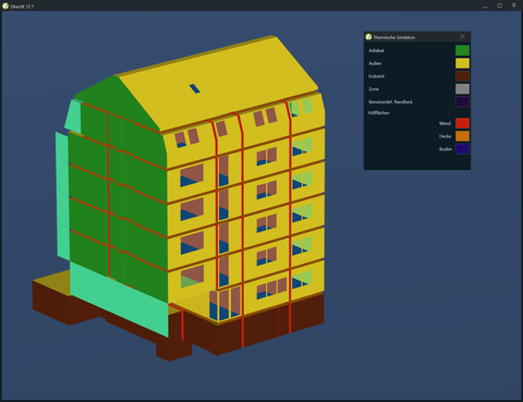Variante 2 Thermische Gebäudesimulation