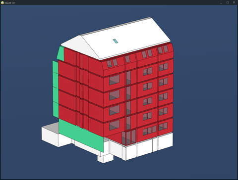 Variante 2 Detailliertes Gebäudemodell