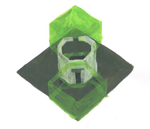 Inken Hamp, Serie Oktogon (grün) III