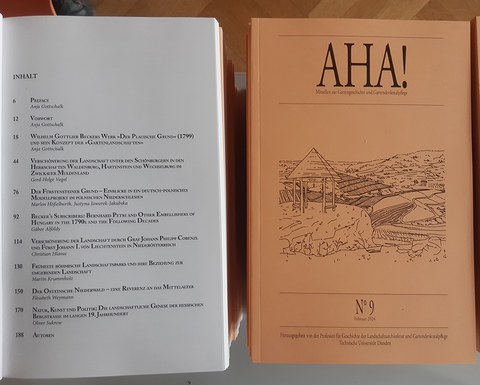 AHA Nr. 9 mit Cover und Inhaltsverzeichnis