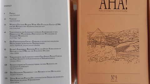 AHA Nr. 9 mit Cover und Inhaltsverzeichnis