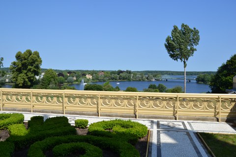 Blick von Schloss Babelsberg