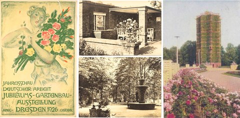Collage verschiedener Fotos der Jubiläumsgartenschau