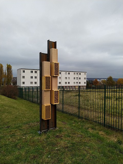 Bild vom Insektenhotel am Green Office