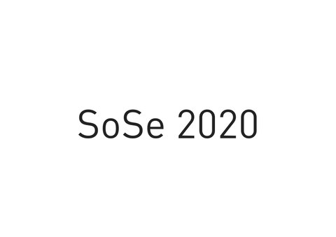 SoSe 2020
