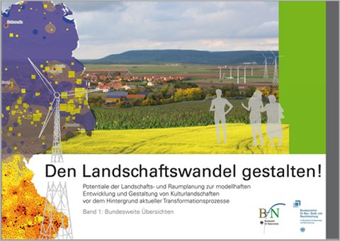 Deckblatt zur Broschüre "Den Landschaftswandel gestalten" Band 1: Bundesweite Übersichten