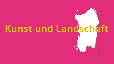 Ausschnitt des Plakats zur Ankündigung des Workshops „Kunst und Landschaft“ auf Sardinien 2019