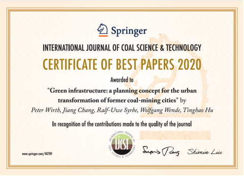 certificate of best papers 2020