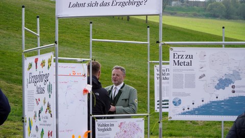 Ausstellung Erzgebirgeatlas Seiffen