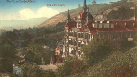 Postkarte Oberlössnitz 1916