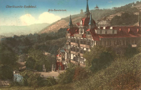Postkarte Oberlössnitz 1916