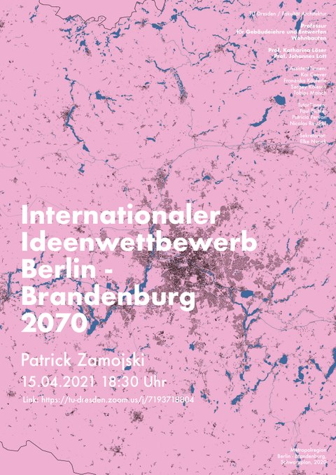 Plakat Berlin Brandenburg 2070