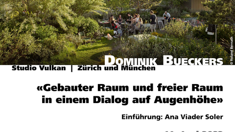 Dominik Bueckers spannweiten Ankündigungsplakat