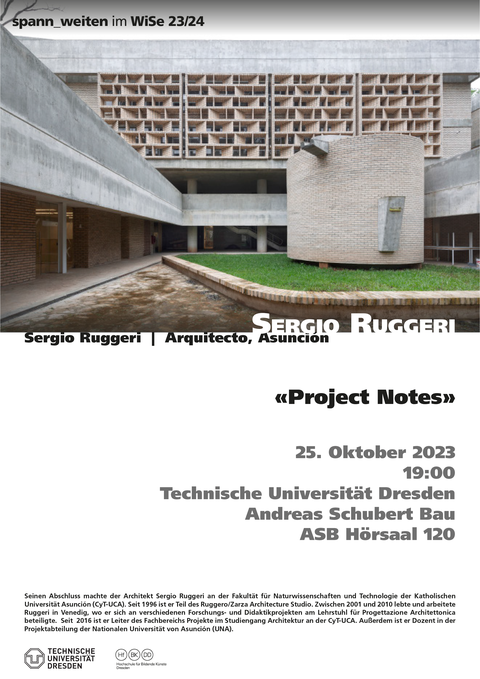 Plakat Sergio Ruggeri Spannweiten 25.10.23