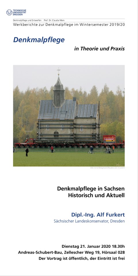 Werkbericht zur Denkmalpflege: Dipl.-Ing. Alf Furkert
