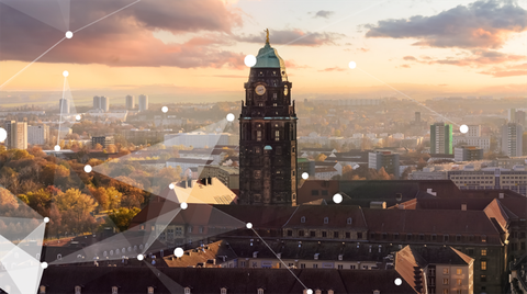 Stockfoto Rathaus Dresden