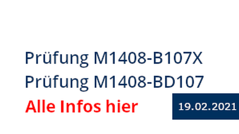 Prüfungsankündigung BIW1-07