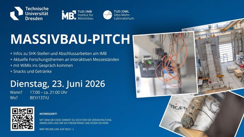 Einladungsflyer Massibau-Pitch 23.06.2026