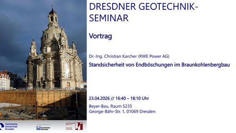 Ankündigung Geotechnik Seminar Karcher
