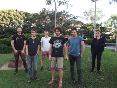 Max mit dem Team von Prof. Itai Einav in Sydney