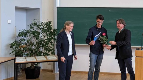 Übergabe des Ohde-Preises an Hern Ludwig