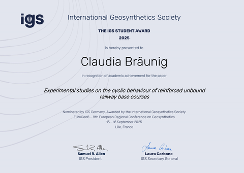 IGS Award 2024 für Claudia Bräunig