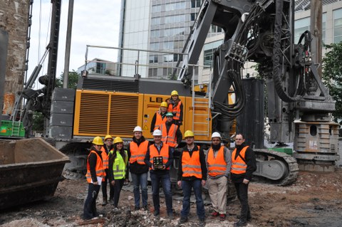 Gruppenbild Exkursion Krankfurt a.M.