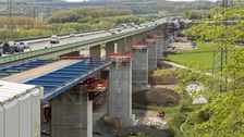 Lennetalbrücke im Bau