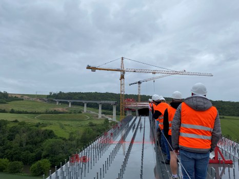 Bad Kösen-Brückenbau Saaletalquerung 