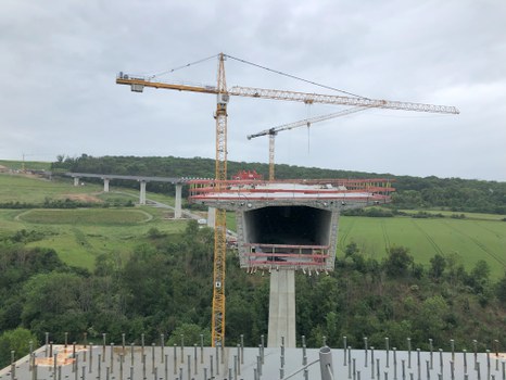 Bad Kösen-Brückenbau Saaletalquerung