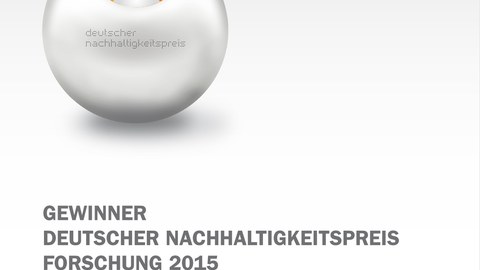 Logo Deutscher Nachhaltigkeitspreis Forschung 2015